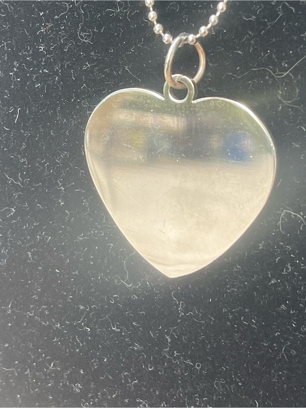 SWIFTIE Heart Pendant Necklace - Silver Tone - Picture 2 of 3